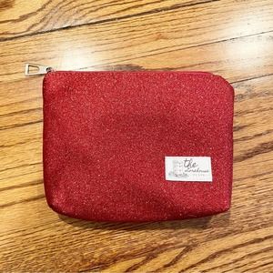 The StoreHouse Red Shimmer Makeup Bag Red